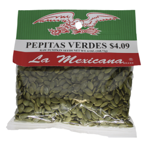 LA MEXICANA PEPITAS VERDES 6 OZ.